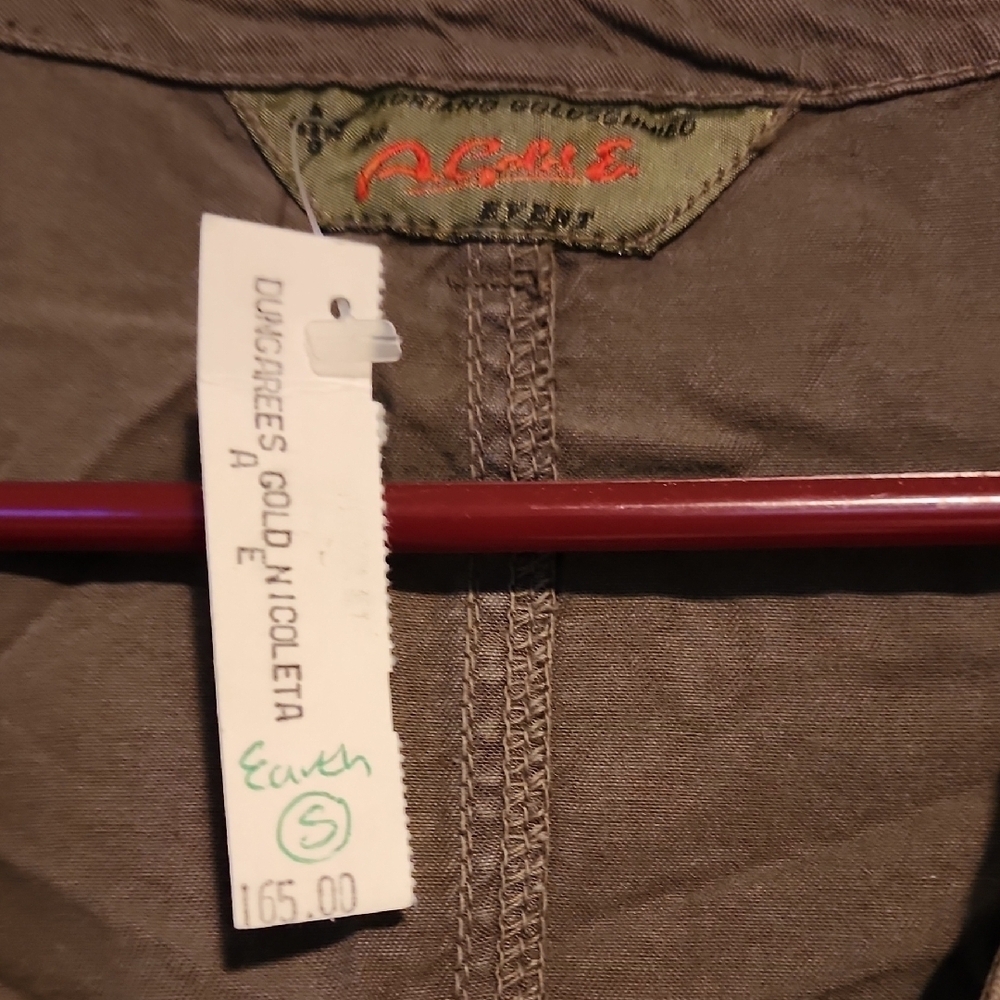 A Gold E NWT Earth Colored Nicoletta  Button-Down Dress - Picture 3 of 9